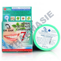 Whitening toothpaste with herbal extracts and non-poisonous substances - Yim Siam