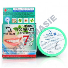 Dentifrice blanchissant aux extraits d’herbes - Naturel sans produits toxique - Yim Siam
