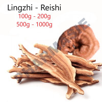 Lingzhi Reishi Ganoderma lucidum Red Black Dried Mushroom