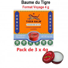 Pack de 3 Baume du Tigre 4g - Format Voyage
