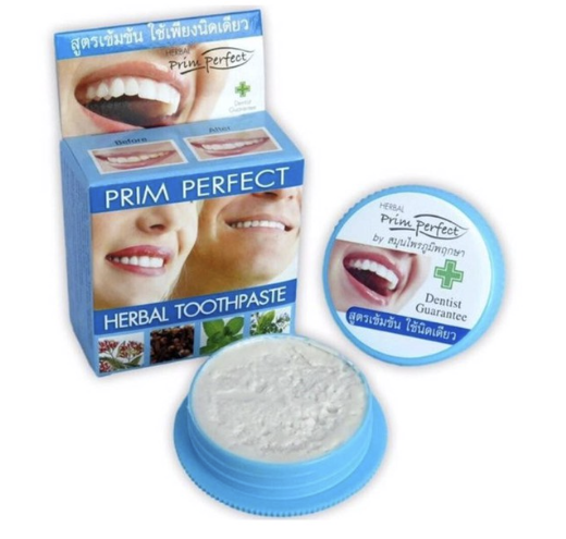 Prim Perfect Plus - Dentifrice blanchissant naturel