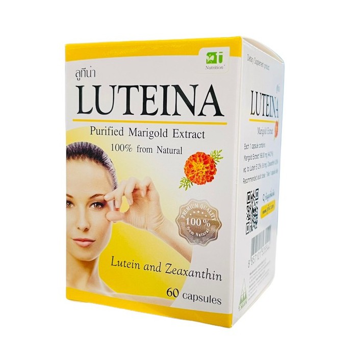 Lutéine & Zéaxanthine avec Extrait de souci purifié boîte de 60 gélules