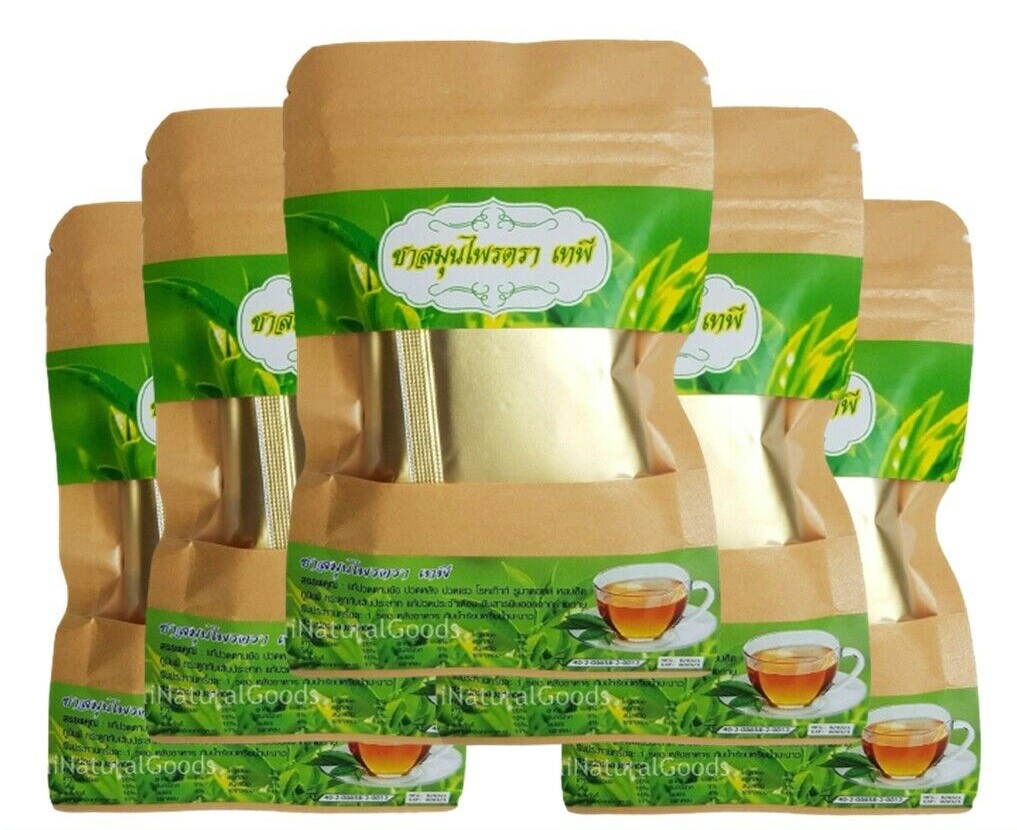 Thep Tepee Thé Thai Herbal Natural Organic TEPEE Tea - 25 sachets