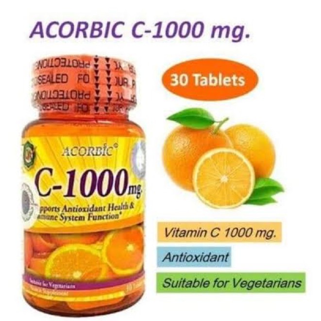 ASCORBIC C-1000mg Antioxidant Système Immunitaire  VITAMINE C